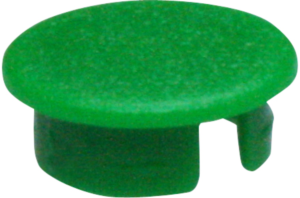 Front cap, without line, green, KKS, for rotary knobs size 10, A4110005