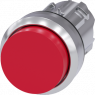 Pushbutton, unlit, groping, waistband round, red, mounting Ø 22.3 mm, 3SU1050-0BB20-0AA0