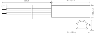 MS-209-3-1-0300 PIC GmbH Proximity Switches, Reed switches Image 2