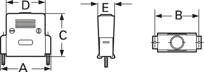 AGP-RS/G Assmann WSW Accessories for D-Sub, USB and Computer Connectors Image 2