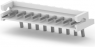 Pin header, 9 pole, pitch 2.5 mm, angled, natural, 440053-9