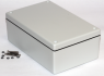 ABS enclosure, (L x W x H) 167 x 107 x 65 mm, light gray (RAL 7035), IP65, 1594EWGY