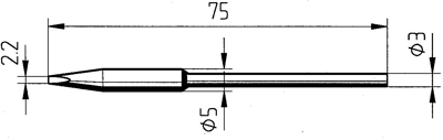 0212FDLF/SB Ersa Soldering tips, desoldering tips and hot air nozzles Image 2