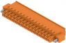 Socket header, 16 pole, pitch 3.81 mm, angled, orange, 1940600000