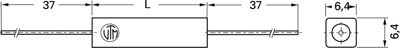 KNC500JB-AX-R022AA Vitrohm Wirewound Resistors Image 2