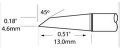 SCV-DRH40CP METCAL Soldering tips, desoldering tips and hot air nozzles