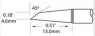 SCV-DRH40CP METCAL Soldering tips, desoldering tips and hot air nozzles