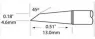 SFV-DRH40CP METCAL Soldering tips, desoldering tips and hot air nozzles