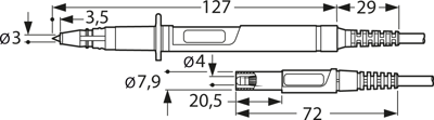 SPL 7316 NI / 1 / 100 / SW SCHÜTZINGER Test Leads Image 2