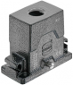 Grommet housing, size 10B, die-cast aluminum, 1xM32, straight, central locking, IP65/IP68, 19405100482