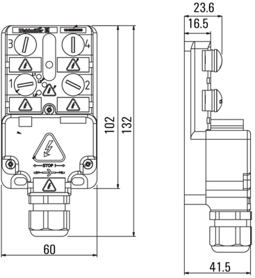 1542580000 Weidmüller Sensor-Actuator Distribution Boxes Image 2