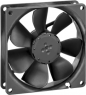 DC axial fan, 12 V, 92 x 92 x 25 mm, 102 m³/h, 39 dB, ball bearing, ebm-papst, 3412 NGHH