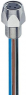 Socket, M8, 3 pole, crimp connection, screw locking, straight, 19580
