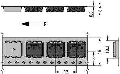 2059-323/998-403 WAGO PCB Terminal Blocks Image 3