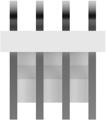 640387-4 AMP PCB Connection Systems Image 3