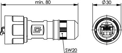 100007459 Telegärtner Modular Connectors Image 2