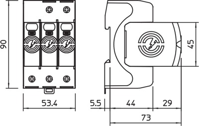 5093511 OBO Bettermann Overvoltage Protection Image 2