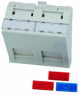 Module mounting, white, for 2 x AMJ, 2 x UMJ-K, 100021428