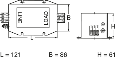 B84142B0016R000 EPCOS Interference suppression filter Image 2