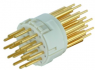 Plug contact insert, 17 pole, solder cup, straight, 09151172603