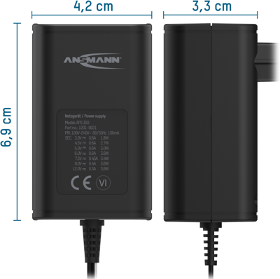 APS 300 Ansmann Plug-In Power Supplies Image 3