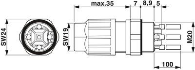 1584787 Phoenix Contact Accessories for Industrial Connectors Image 2