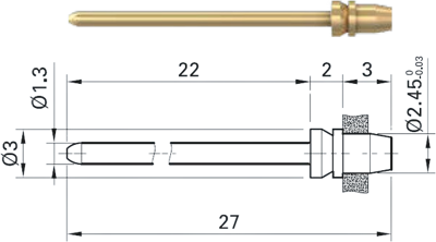 42.0073 Stäubli Electrical Connectors Pins