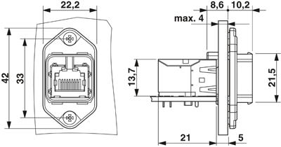 1418873 Phoenix Contact Accessories for Industrial Connectors Image 2