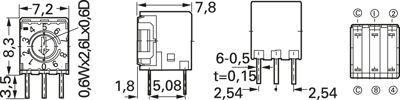 S-7011EC Nidec Copal Slide Switches and Coding Switches