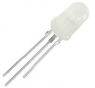 LED, THT, Ø 5 mm, red/green, 618 nm, 1 to 2.5 mcd, 60°, TLUV5300