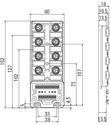 1760061000 Weidmüller Sensor-Actuator Distribution Boxes Image 2