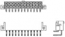 Pin header, 8 pole, pitch 4.2 mm, angled, natural, 1586044-8