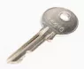 Replacement key, special types, SSG10, metal, for key switch, 5.58.095.008/0000