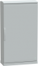 Control cabinet, (H x W x D) 1250 x 750 x 320 mm, IP44, polyester, light gray, NSYPLAZT1273G