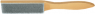 Steel wire file brush, 576000, braid area 100 x 25 mm