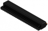 Socket header, 24 pole, pitch 5 mm, straight, black, 1211870000