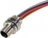 Sensor actuator cable, M12-flange plug, straight to open end, 4 pole, 0.3 m, 16 A, 21035991506