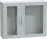 Control cabinet, (H x W x D) 1000 x 1250 x 420 mm, IP65, polyester, light gray, NSYPLA10124TG