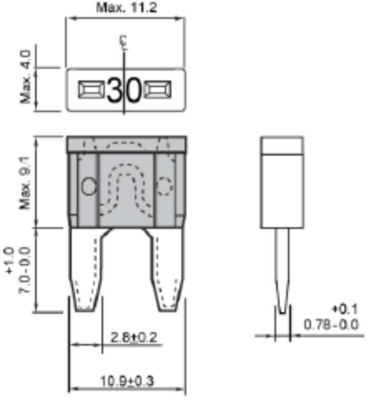 341127-58V ESKA Erich Schweizer Automotive Blade Fuses Image 2