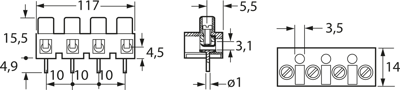 22821003 Weco PCB Terminal Blocks Image 2