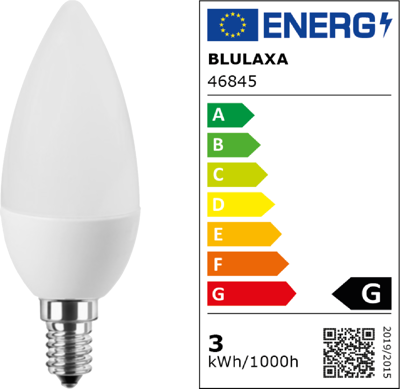 46845 BLULAXA Light Bulbs, Lamps