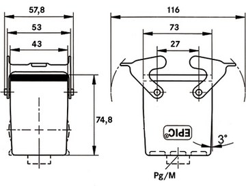 70040600 LAPP Housings for HDC Connectors Image 2