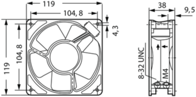 4600 Z ebm-papst Axial Fans Image 2