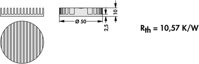 10037073 Fischer Elektronik Heat Sinks Image 2