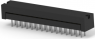 Pin header, 30 pole, pitch 2.54 mm, straight, black, 1-746610-7