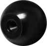 Ball knob, 8 mm, plastic, black, Ø 8 mm, H 29 mm, 107 0832 699 15