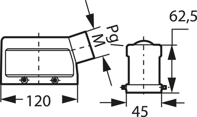 09300241520 Harting Housings for HDC Connectors Image 2