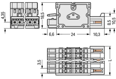 734-365 WAGO Connecting Blocks Image 2