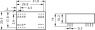 DC/DC converter, 18-36 VDC, 3 W, 1 output, 15 VDC, 82 % efficiency, 110864