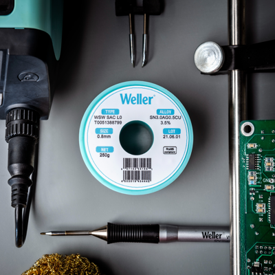 WSW SCN M1 0,3 - 0,5 - 0,8 KIT, 21G Weller Solder Wires Image 5